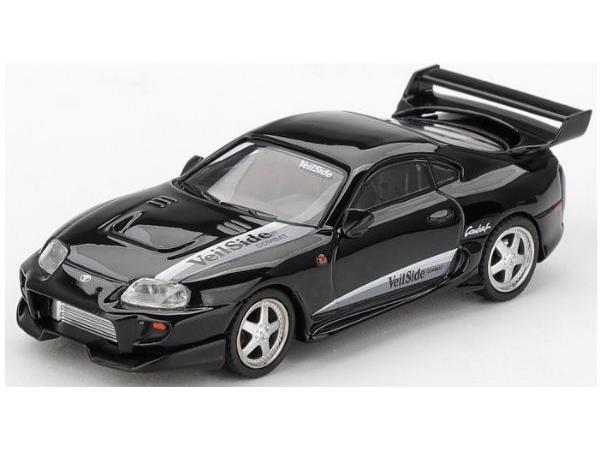 Toyota Supra Veilside Combat V-II Black (LHD) Blister Packaging 1:64 Scale Diecast Model Car – MINI GT-MINI GT-Diecast Model Centre