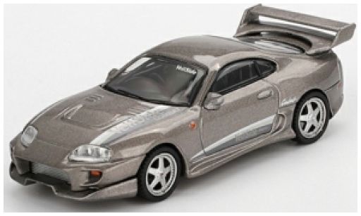 Toyota Supra Veilside Combat V-II Combat Grey (LHD) 1:64 Scale MINI GT Diecast Model-MINI GT-Diecast Model Centre