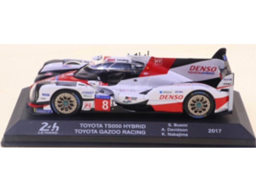 Toyota TS050 Hybrid #8 8th Le Mans 24H 2017 Buemi/ Nakajima/Davidson - 1:43 Scale Model Car-Unbranded-Diecast Model Centre