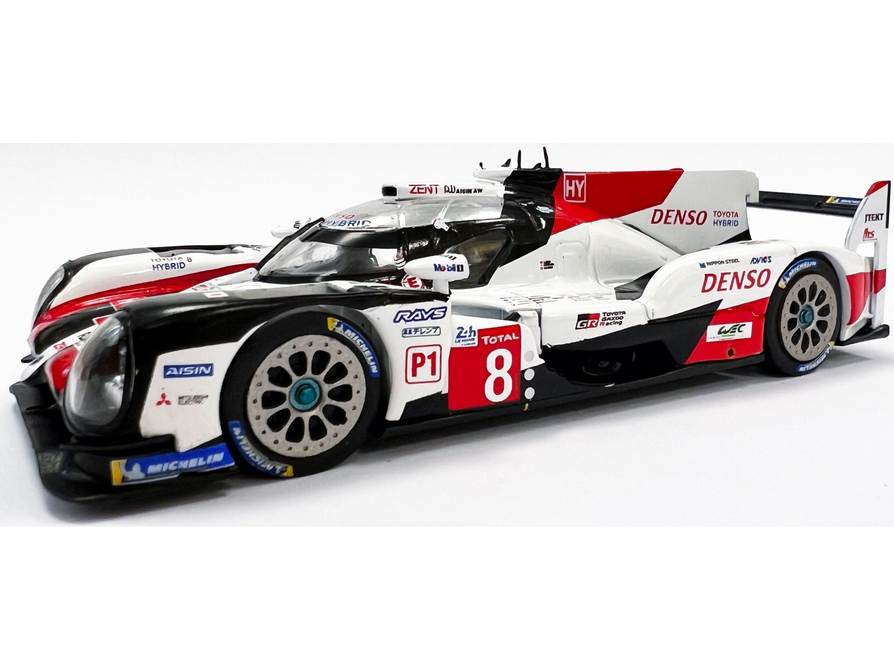 Toyota TS050 Hybrid #8 Winner Le Mans 24H 2019 Alonso/Buemi/ Nakajima - 1:43 Scale Model Car-Unbranded-Diecast Model Centre