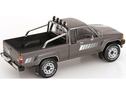 Toyota Truck Xtra Cab 4x4 Hilux 1985 Grey Metallic 1:18 Scale Diecast Pickup – KK Scale-KK Scale-Diecast Model Centre