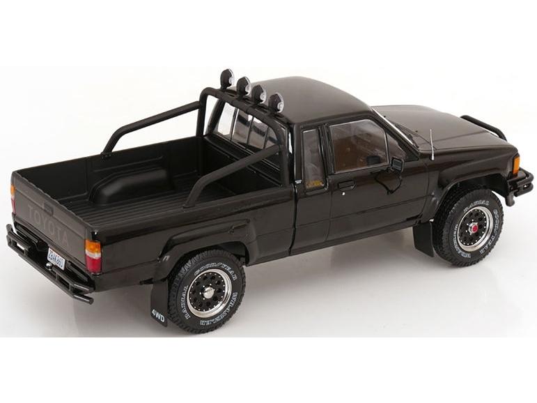Toyota Truck Xtra Cab 4x4 (Hilux) Back To The Future Part II Black 1:18 Scale Diecast Car – KK Scale-KK Scale-Diecast Model Centre