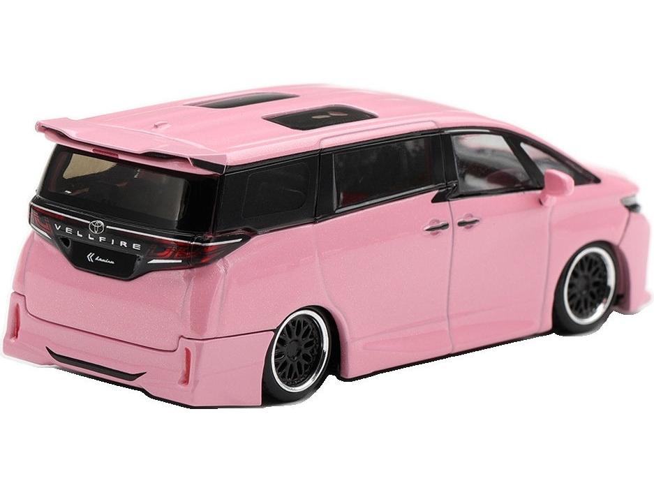 Toyota Veilfire 40 Kuhl Metallic Pink (LHD) Blister Packaging 1:64 Scale Diecast MPV – MINI GT-MINI GT-Diecast Model Centre