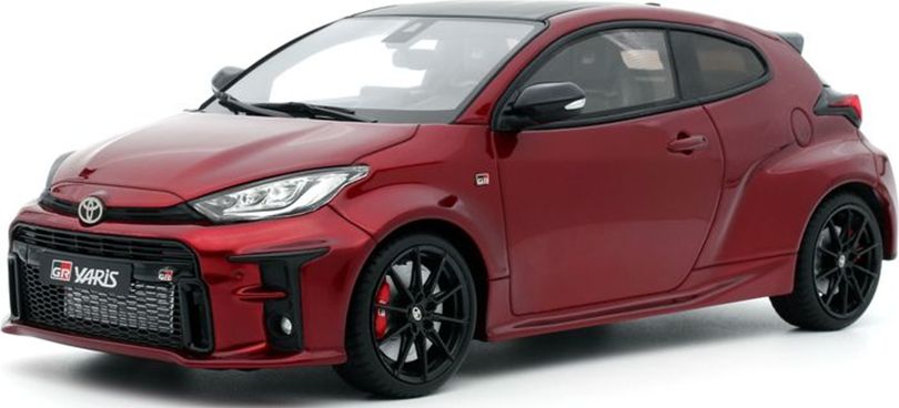 Toyota Yaris GR Red 2021 1:18 Scale OttOmobile Resin Model-OttOmobile-Diecast Model Centre
