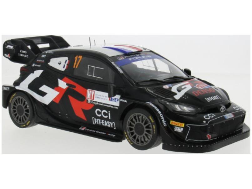 Toyota Yaris Rally1 #17 WRC Rally Croatia 2024 1:18 Scale Diecast Model-IXO-Diecast Model Centre