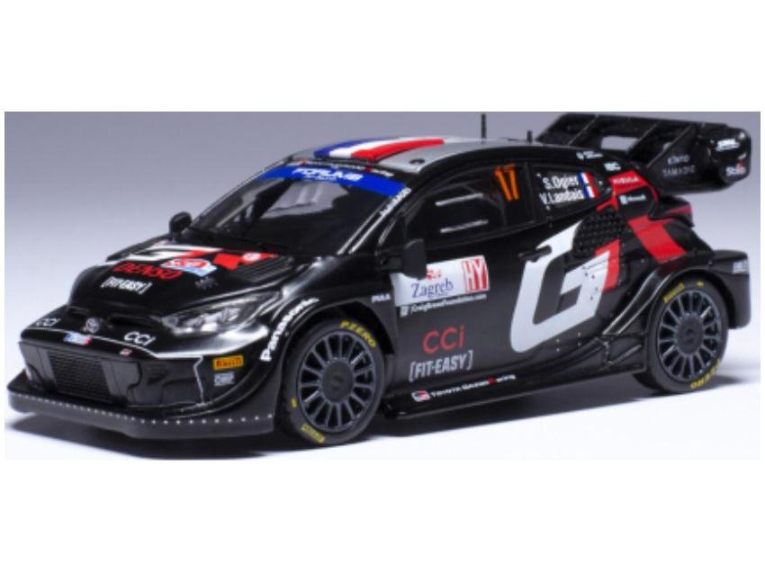 Toyota Yaris Rally1 #17 WRC Rally Croatia S.Ogier/V.Landais 1:43 Scale IXO Diecast Model Car-IXO-Diecast Model Centre