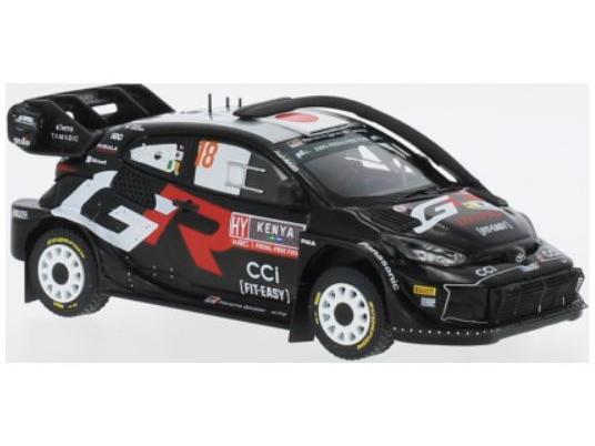 Toyota Yaris Rally1 #18 WRC Safari Rallye Kenia T.Katsuta/A.Johnston 2024 1:43 Scale IXO Diecast Model Car-IXO-Diecast Model Centre