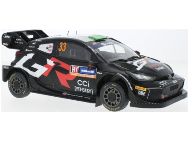 Toyota Yaris Rally1 #33 E.Evans/S.Martin WRC Rallye Sweden 1:18 Scale Diecast Model-IXO-Diecast Model Centre