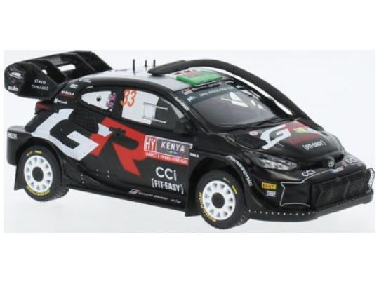 Toyota Yaris Rally1 #33 WRC Safari Rallye Kenia E.Evans/S.Martin 2024 1:43 Scale IXO Diecast Model Car-IXO-Diecast Model Centre