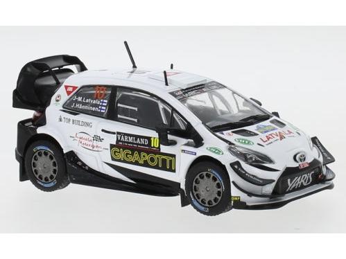 Toyota Yaris WRC #10 Rallye Sweden 2020 J-M.Latvala/M.Anttila 1:43 Scale IXO Diecast Model Car-IXO-Diecast Model Centre