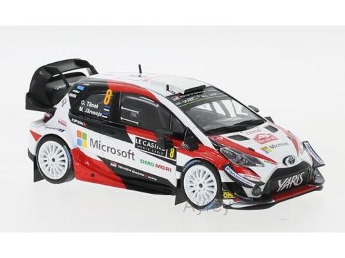 Toyota Yaris WRC No.8 Rallye Monte Carlo 2018 O.Tänak/M.Järveoja 1:43 Scale IXO Diecast Model Car-IXO-Diecast Model Centre