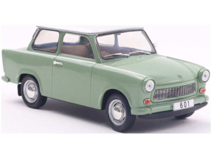 Trabant 601 1965 light green - 1:24 Scale Model Car-WhiteBox-Diecast Model Centre