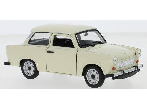 Trabant 601 Beige/Beige Roof 1:24 Scale Welly Diecast Model-Welly-Diecast Model Centre