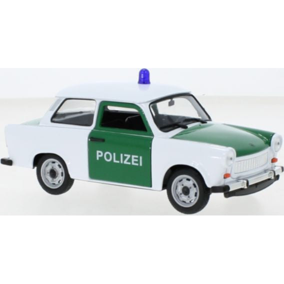 Trabant 601 Polizei - 1:24 Scale Model Police Car-Welly-Diecast Model Centre