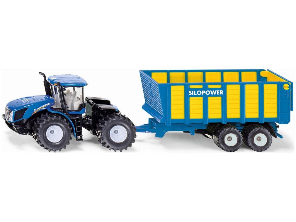 Tractor w/Silage Trailer 1:50 Scale Siku-Siku-Diecast Model Centre