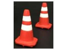 Traffic Cones (set of 4)- 1:18 Scale Model Accessory-American Diorama-Diecast Model Centre