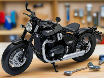 Triumph Bonneville Bobber Black - 1:12 Scale