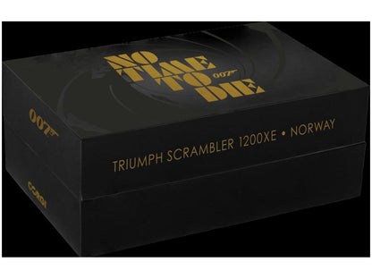 Triumph Scrambler 1200XE [Norway] 'No Time To Die' James Bond 1:12 Scale Corgi Diecast Model-Corgi-Diecast Model Centre