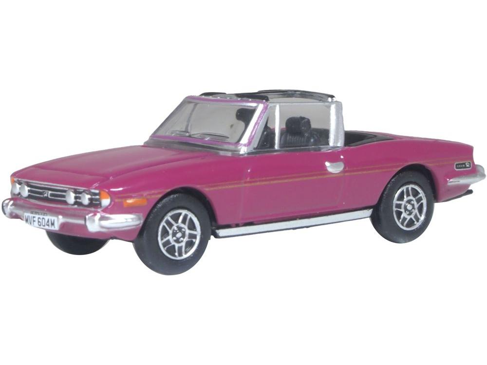 Triumph Stag Magenta 1:76 Scale Oxford Diecast Model Car-Oxford Diecast-Diecast Model Centre