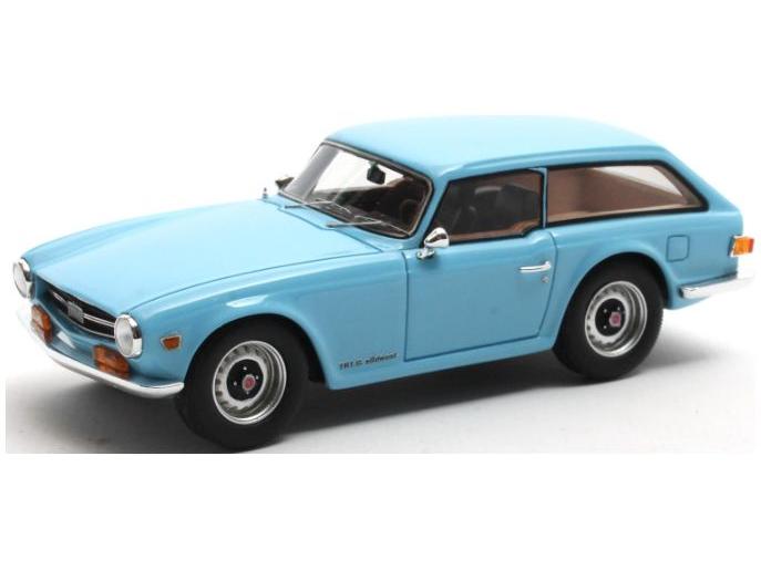 Triumph TR6 Shooting Brake Blue 1:43 Scale Matrix Resin Model Car-Matrix-Diecast Model Centre