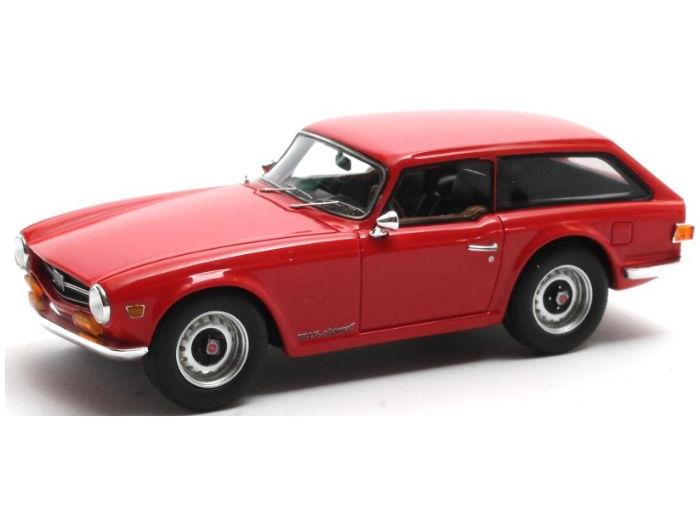 Triumph TR6 Shooting Brake Red 1:43 Scale Matrix Resin Model Car-Matrix-Diecast Model Centre