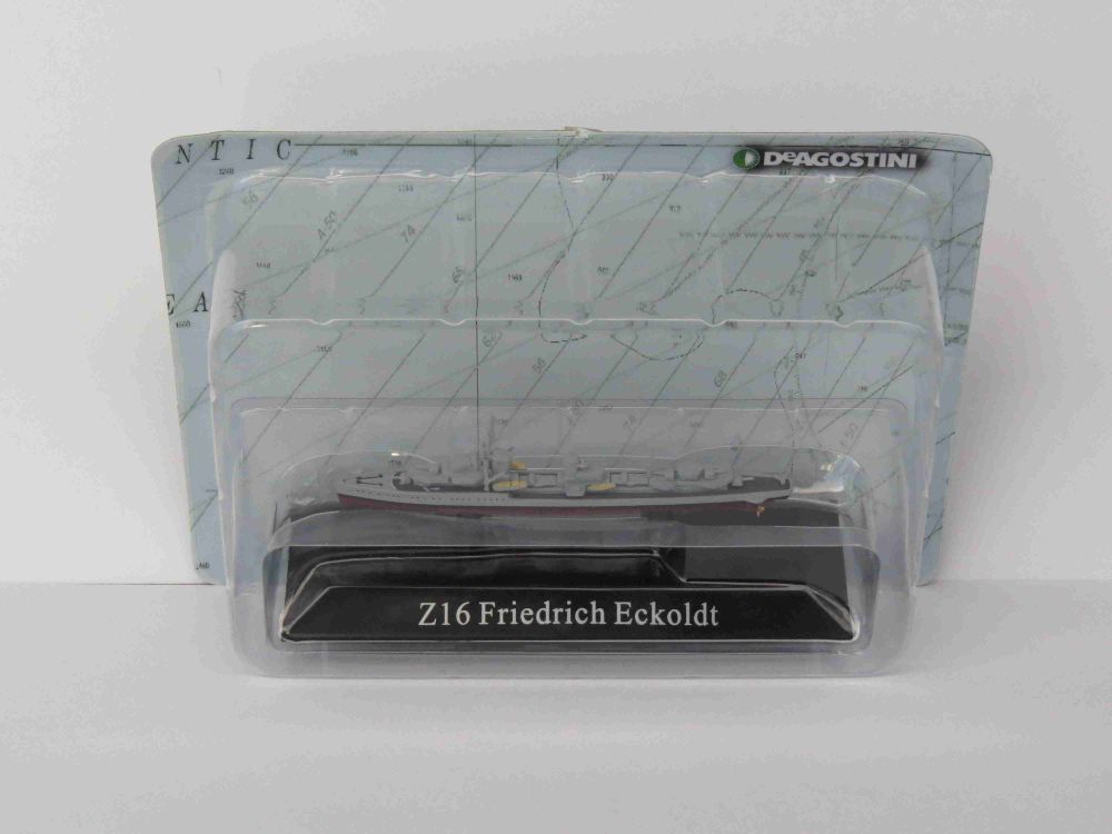 Type 34A (Z5-Z16) Z16 Friedrich Eckoldt 1:1250 Scale Unbranded Diecast Model-Unbranded-Diecast Model Centre