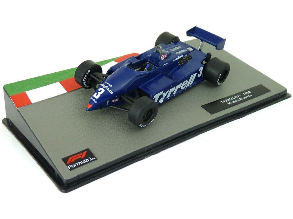 Tyrrell 011 #3 F1 1982 Michele Alboreto - 1:43 Scale Model Car-Unbranded-Diecast Model Centre