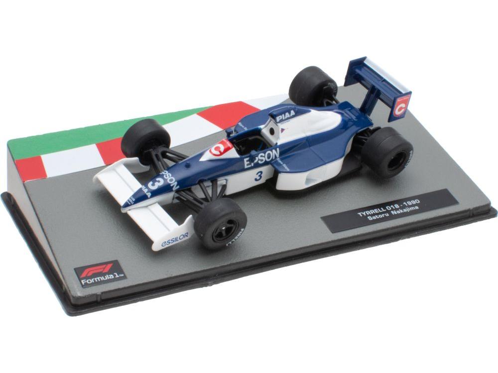 Tyrrell 018 #3 F1 1990 Satoru Nakajima 1:43 Scale Diecast Model