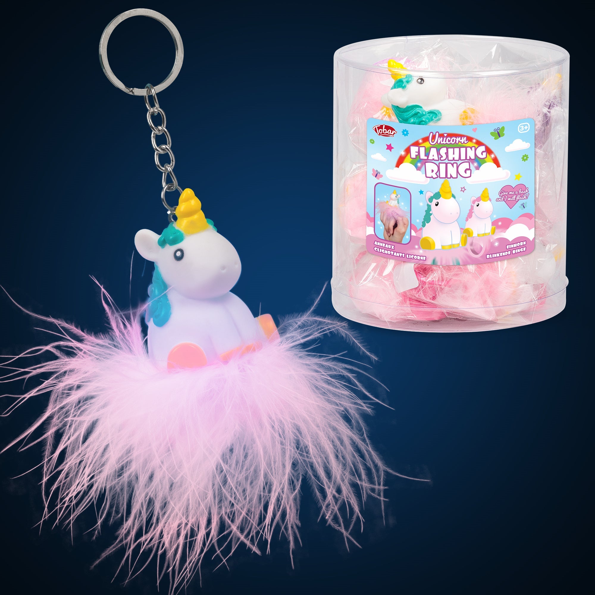 Unicorn Flashing Keyring-Diecast Model Centre-Diecast Model Centre
