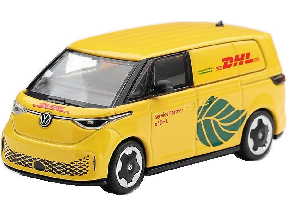 VW ID.BUZZ DHL Electric (LHD) 1:64 Scale Diecast Van – MINI GT-MINI GT-Diecast Model Centre