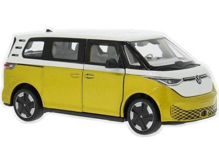 VW ID.BUZZ Yellow/White 1:24 Scale Diecast Car – Welly-Welly-Diecast Model Centre