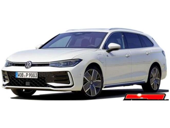 VW Passat Combi 2024 White 1:43 Scale Bburago Diecast Toy Car-Bburago-Diecast Model Centre