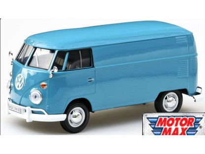 VW T2 Blue 1:24 Scale Diecast Van – Motormax-Motormax-Diecast Model Centre