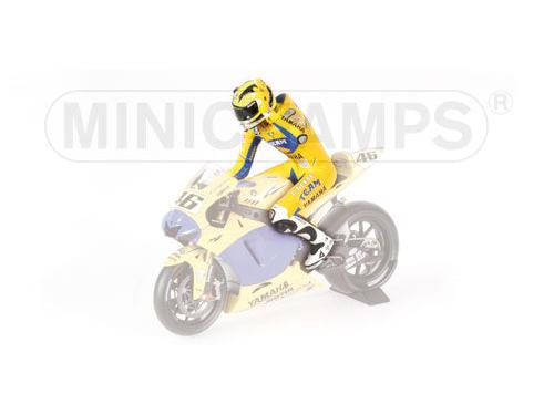 Valentino Rossi Figure Riding MotoGP 2006 1:12 Scale Diecast Model-Minichamps-Diecast Model Centre
