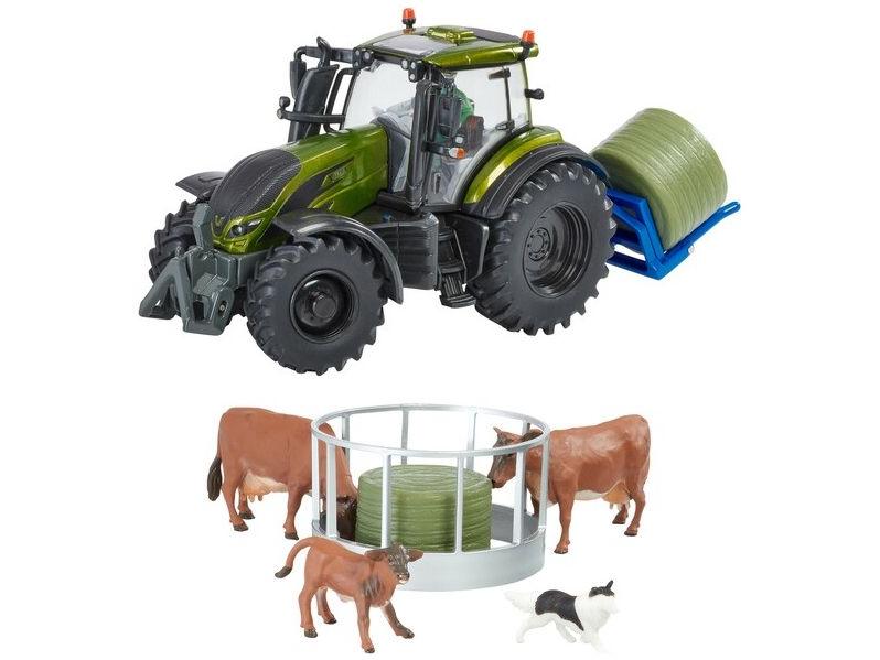 Valtra Tractor Playset Metallic Olive Green 1:32 Scale Britains-Britains-Diecast Model Centre