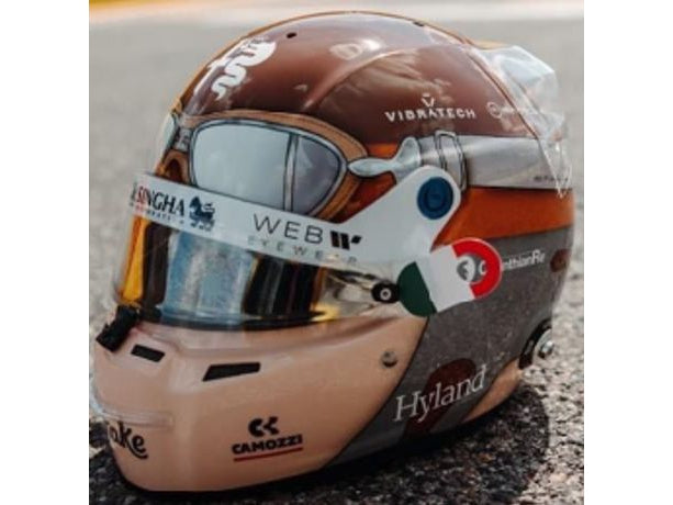 Valtteri Bottas Alfa Romeo Team Stake F1 Italian GP 2023 - 1:5 Scale Replica Helmet-Spark-Diecast Model Centre