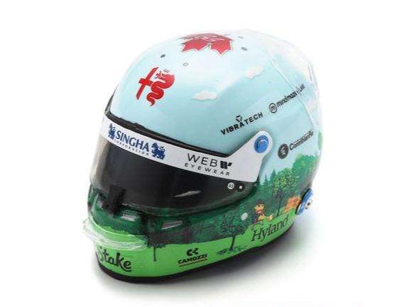 Valtteri Bottas F1 Canadian GP 2023 Helmet 1:5 Scale Spark Resin Replica-Spark-Diecast Model Centre