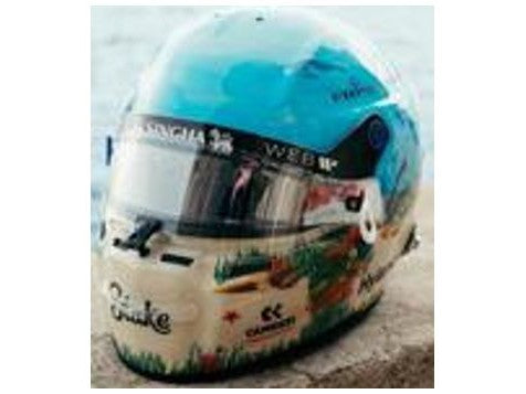 Valtteri Bottas F1 Monaco GP 2024 - 1:5 Scale Replica Helmet-Spark-Diecast Model Centre