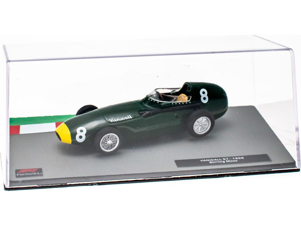 Vanwall 57 #8 F1 1958 Stirling Moss - 1:43 Scale Diecast Model Car-Unbranded-Diecast Model Centre