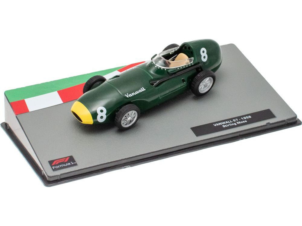 Vanwall 57 #8 F1 1958 Stirling Moss - 1:43 Scale Diecast Model Car-Unbranded-Diecast Model Centre