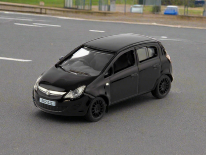 Vauxhall Corsa Diecast Model Car black - 1:76 Scale