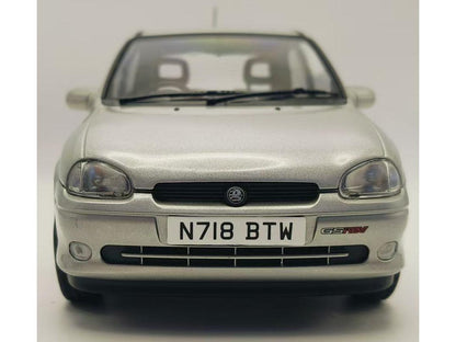 Vauxhall Corsa GSi Silver RHD UK Exclusive 1:18 Scale Model Car Group Diecast Model Car-Model Car Group-Diecast Model Centre
