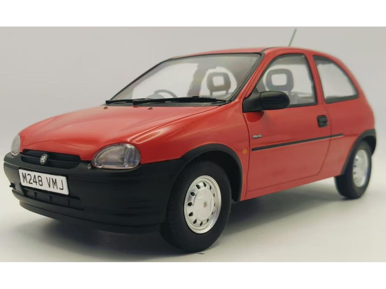Vauxhall Corsa Merit Red RHD UK Exclusive 1:18 Scale Model Car Group Diecast Model Car-Model Car Group-Diecast Model Centre