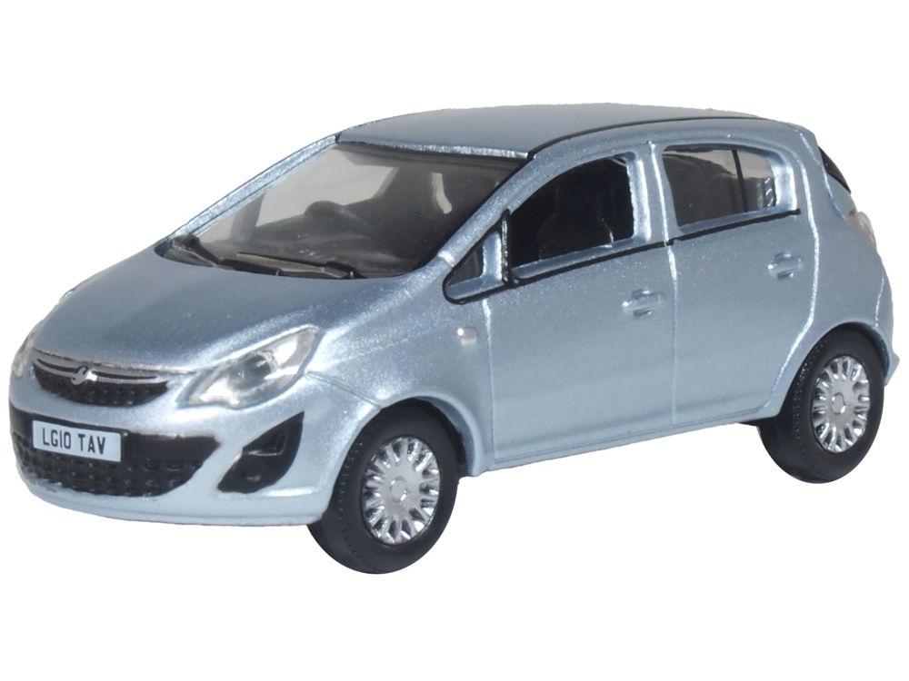 Vauxhall Corsa Silver Lightning 1:76 Scale Diecast Model Car – Oxford Diecast-Oxford Diecast-Diecast Model Centre