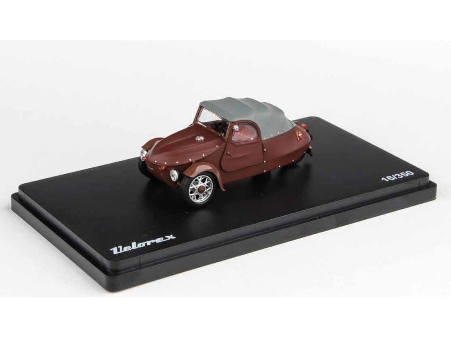 Velorex 16/350 1966 Brown/Grey/Brown 1:43 Scale Abrex Diecast Model Car-Abrex-Diecast Model Centre