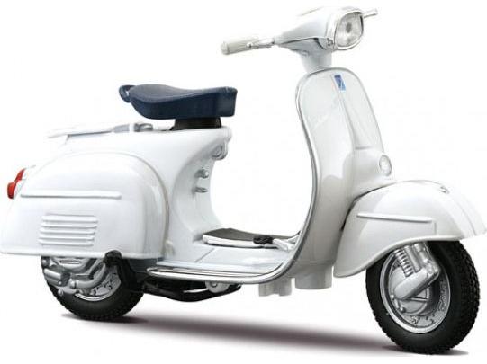 Vespa 125 GT 1966 White 1:18 Scale Maisto Diecast Model Scooter-Maisto-Diecast Model Centre