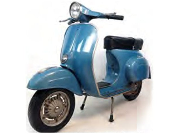 Vespa 125 Primavera 1968 Blue Metallic - 1:18 Scale Model Scooter-Norev-Diecast Model Centre