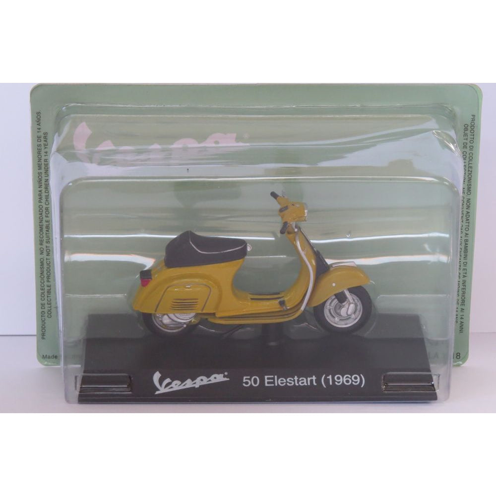 Vespa 50 Elestart 1969 yellow ochre - 1:18 Scale Scooter