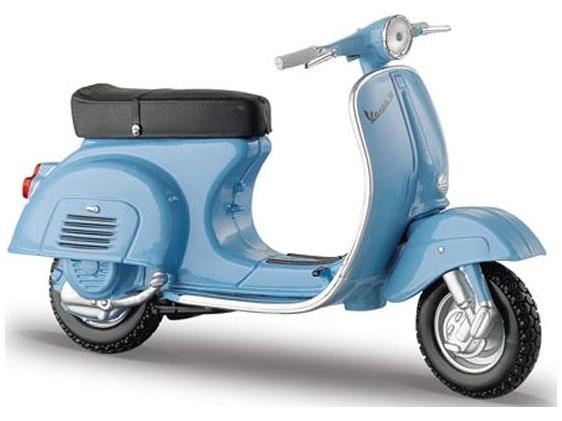 Vespa 90 Sella Lunga 1963 Blue 1:18 Scale Maisto Diecast Model Scooter-Maisto-Diecast Model Centre