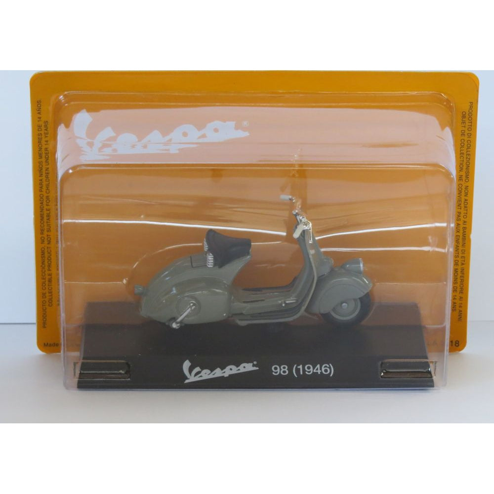 Vespa 98 1946 green - 1:18 Scale Diecast Model Scooter-Unbranded-Diecast Model Centre